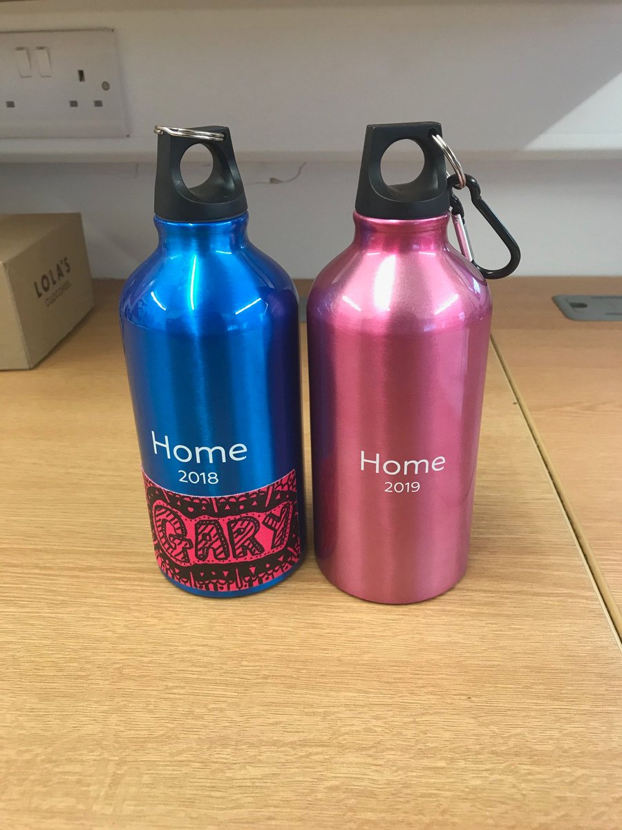 Here on 'Home' series 2, we're doing our bit for the planet! Think our water bottles have turned out great!