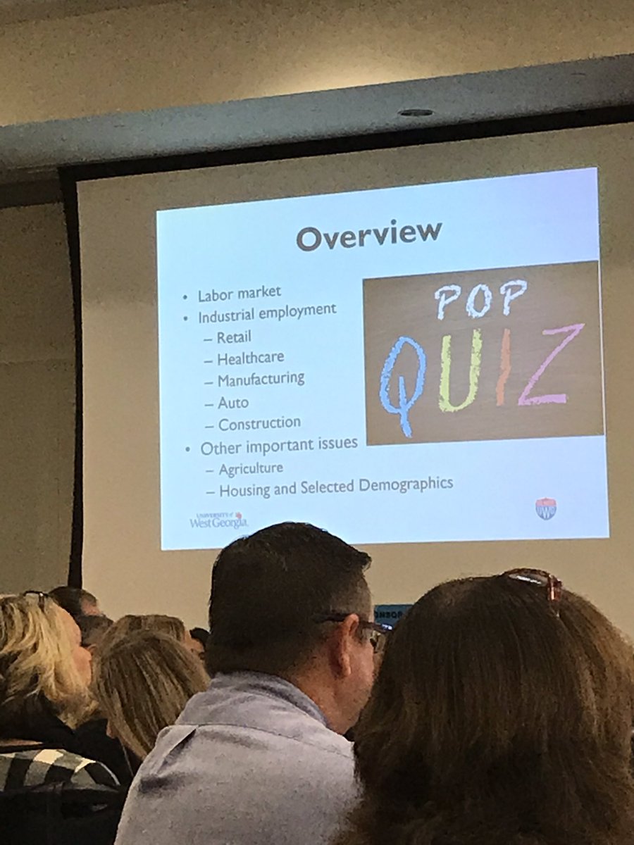 MrsBoydNHS's tweet photo. Had a great time this morning learning about how our local, state, and national economy are doing at the UWG Economic Forecast Breakfast! @Syked4SS #EconomicEducation #economics #econteacher https://t.co/YYwvkONRjx
