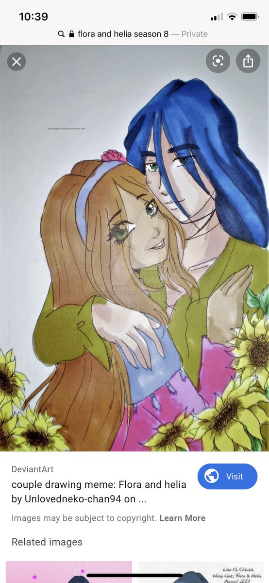 Winx Club Flora And Helia First Kiss