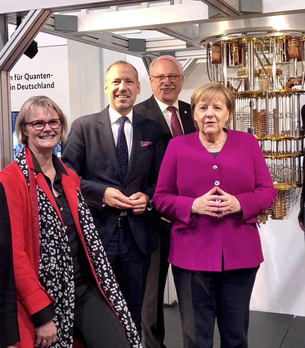 IBMDACH's tweet image. Getting quantum-ready with Angela Merkel, Chancellor of Germany #digitalgipfel19! Learn more about our collaboration with Fraunhofer to advance quantum computing #IBMQ here: newsroom.ibm.com/2019-09-10-IBM…
  @regsprecher @IBMpolicy @IBMEuropepolicy @ibmdeutschland @Fraunhofer