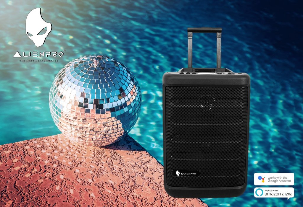 SomniMX's tweet photo. Que la fiesta no se detenga, @alienpro_mx DS-X 💯% compatible con Google Assistant &amp; Alexa👽
.
.
#music #waterproof #party #voice
https://t.co/8HFdTYTX6c https://t.co/2VAqdrwXJX