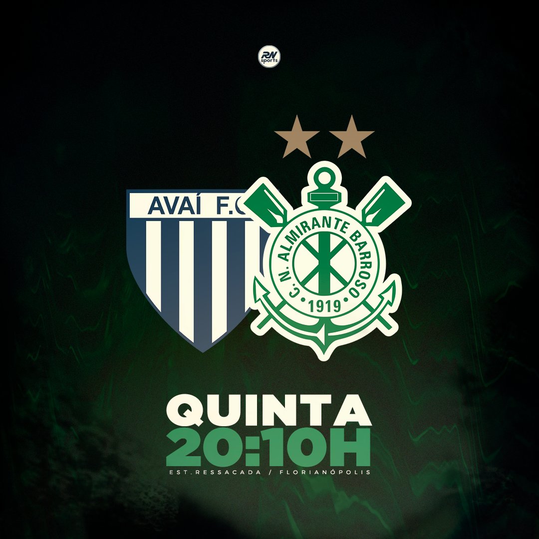 Quinta-feira voltamos à capital do Estado, desta vez para enfrentar o Avaí e nos despedir da Copa SC com o pé direito. Vamos em busca da vitória! 👊🏼⚽

#AvanteAlmirante #CopaSC
