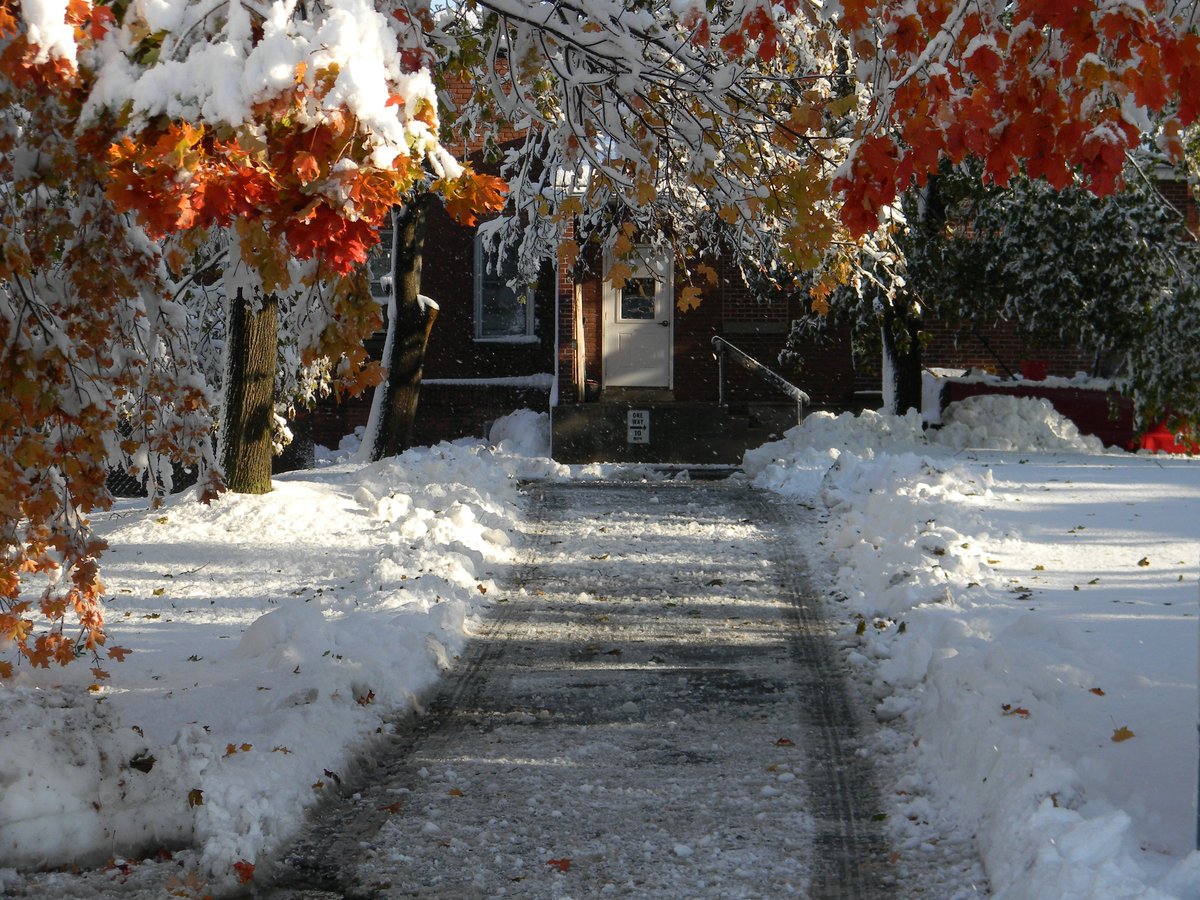 KlingbergAuto's tweet photo. Remember the October snowstorm back in 2011.  This is what the Klingberg campus looked like 8 years ago.  Share your memories. https://t.co/DeKI2PSp3d
