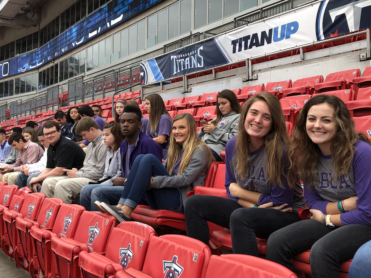 CHSLIONSFBLA's tweet photo. CHS students are ready to “Titan Up” at TN Titans Learning Lab #NissanStadium #TitanUpTLL @MCPSCTE @CHSLionNation https://t.co/M5Xil8rnoC