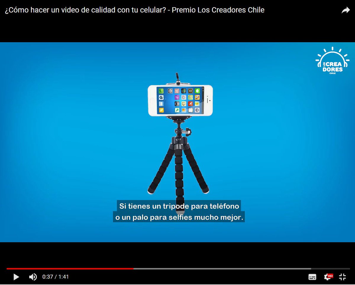 Atención #Creadores ‼️ Para completar tu postulación, grabar el video de presentación de tu proyecto es muy importante. Para grabar un buen video con tu celular revisa el tutorial que hicimos especialmente para ti en nuestro canal de YouTube: youtube.com/LosCreadores
