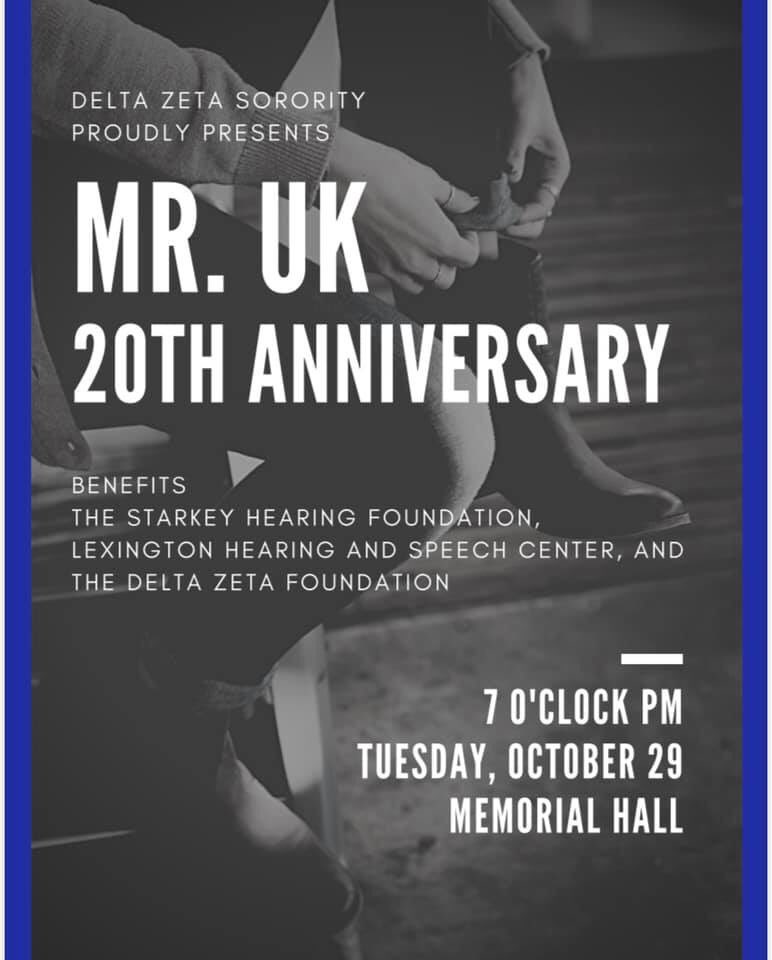 The day has finally come! The 20th Anniversary of Mr. UK is TONIGHT @ 7!! Hope to see you all there 💙👑