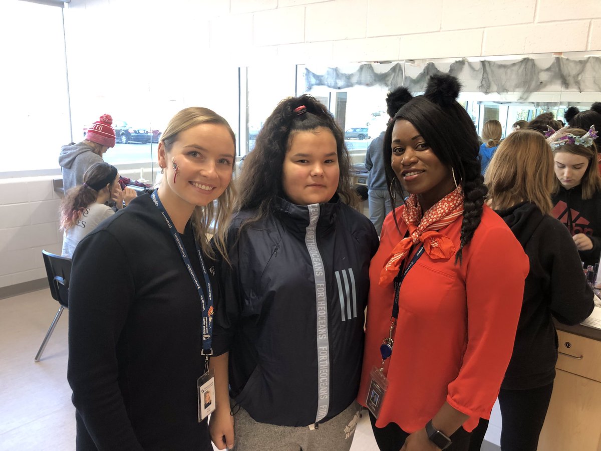SCDSB_Schools's tweet image. Thank you to @GeorgianBay_DSS and @Millar_GBDSS for having us today! Our communications officer got some spooky #specialeffects makeup done! 👻 Stay tuned for more from this visit on this week’s #SCDSBscoop episode coming this Thursday! 🎥 bit.ly/2MZNi4d
