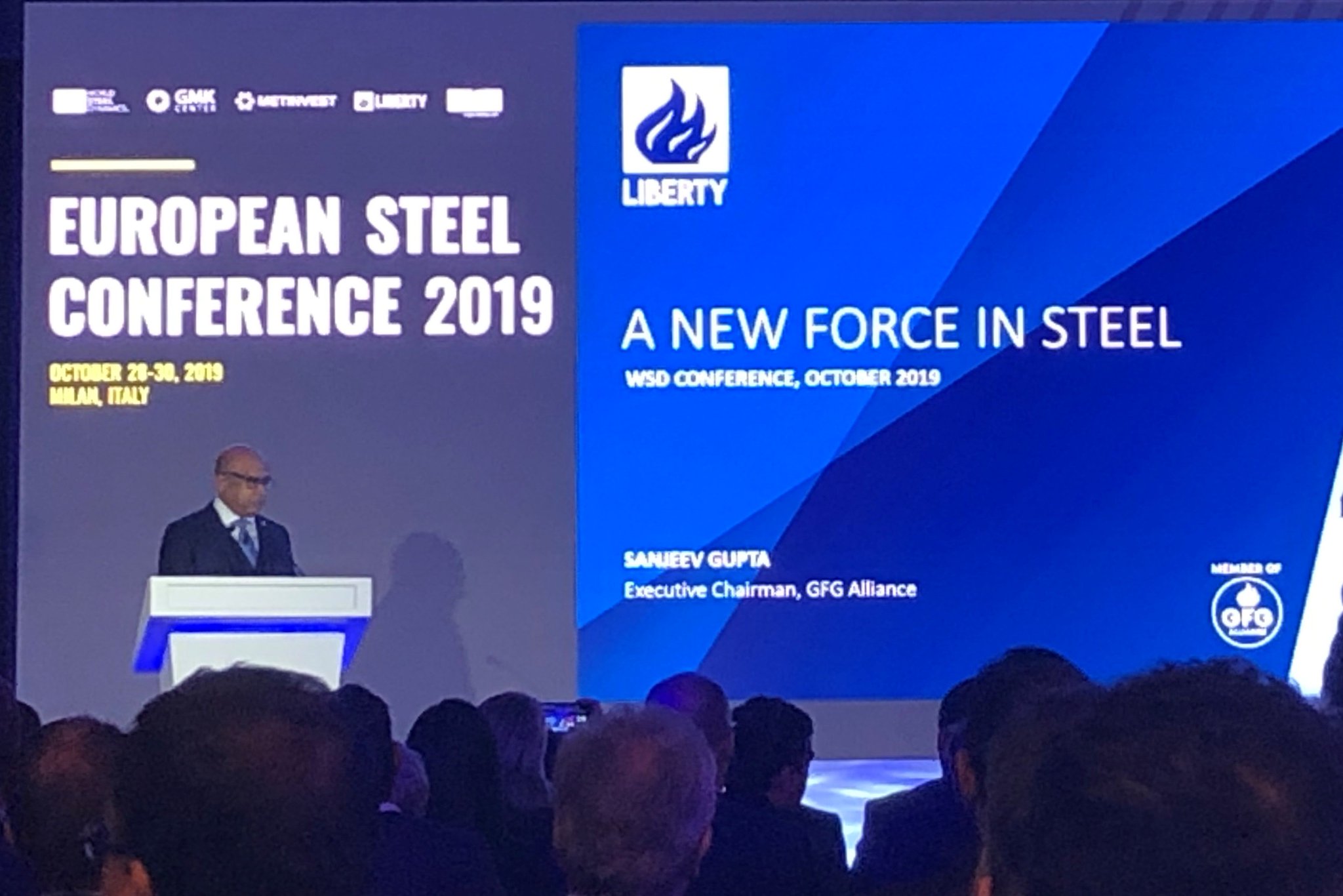 LIBERTY Steel Group on Twitter "Sanjeev Gupta has taken to the stage