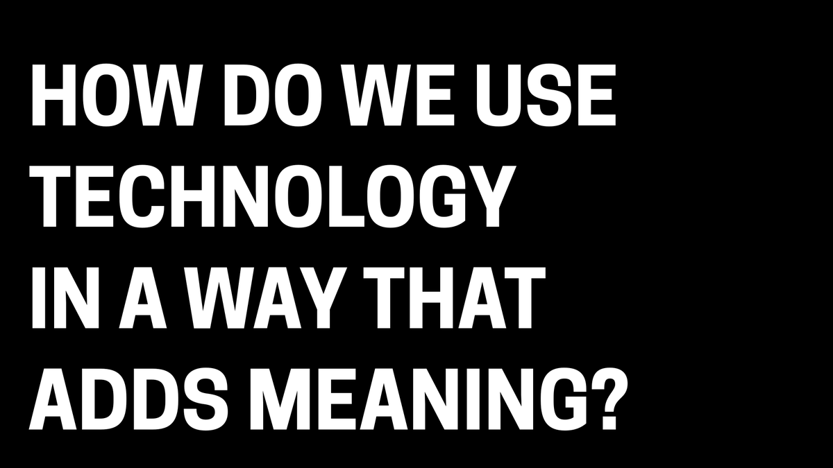 kateo's tweet image. It&apos;s fun to see how aligned @bigmediumjosh and I are within our work, encouraging people to use emerging technology for the benefit of people. #aeaden #techhumanist