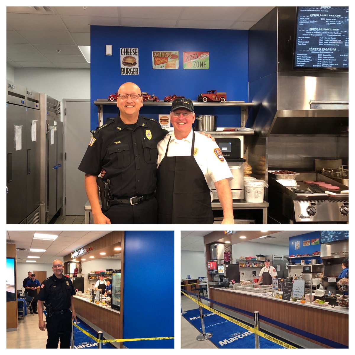 Battle of the Badges round one is happening now.  Chief Pond’s first customer is trying to slow him down.