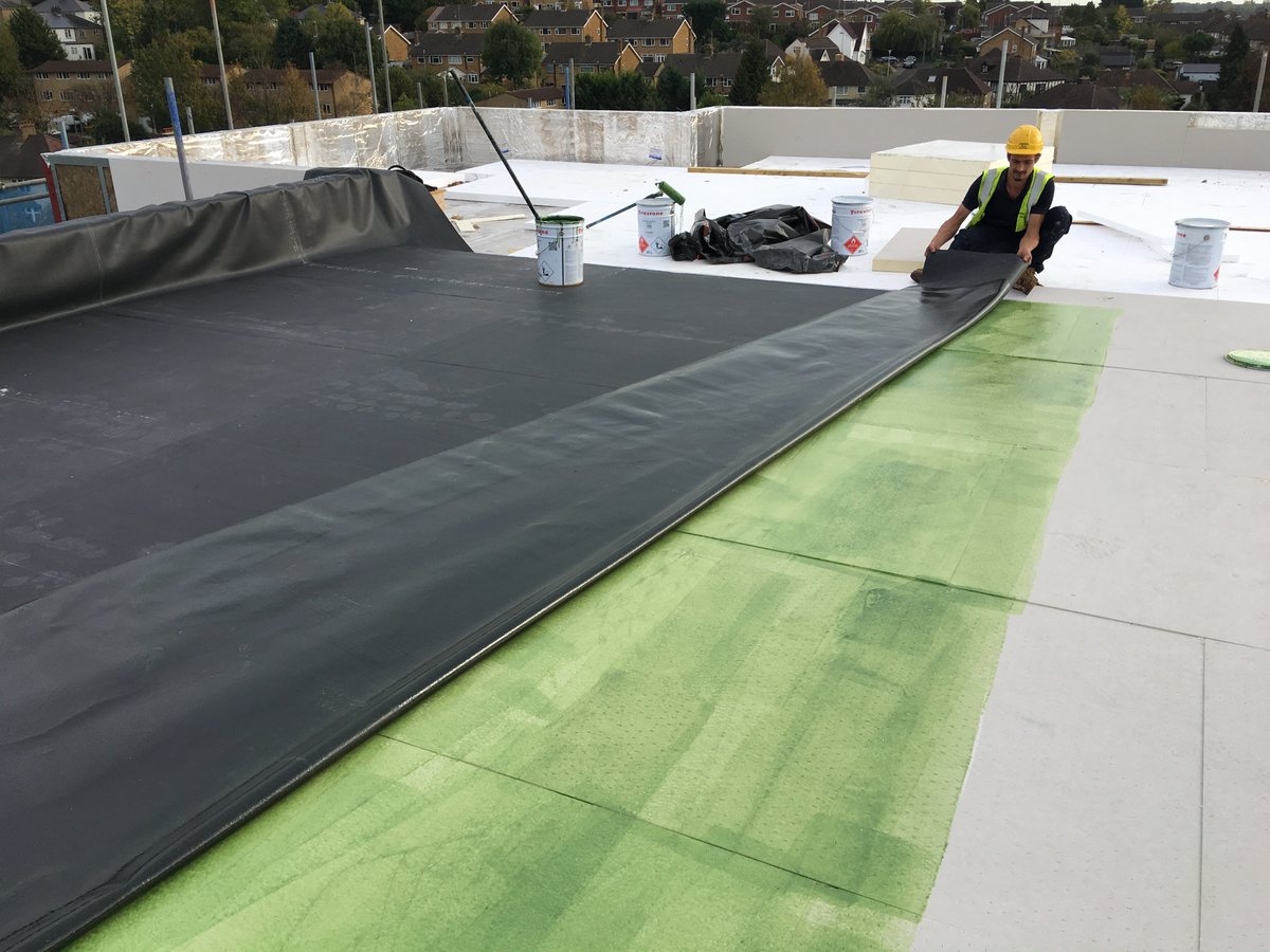 By providing our #RubberGard #EPDM #roofing system in a range of widths to suit the surface area of the #roof we can ensure the installation is faster, with rapid #weatherproofing and fewer seams, delivering improved #performance.