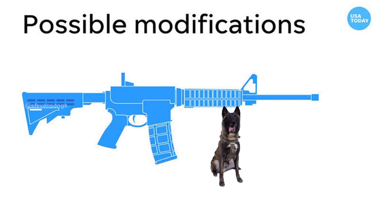 MightySoleMan's tweet photo. #AR15 #PossibleModifications
#Baghdadi #Bagdadi #BaghdadiDiedLikeADog #BaghdadiKilled https://t.co/GMImxafIb0