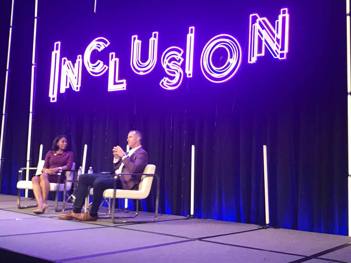 pj11965's tweet photo. We had Drew Brees as the keynote speaker this morning for the 2019 Inclusion conference. Drew is a great leader for the NFL and the New Orleans community.#Inspired #ShiftWorkCulture #SHRM #IAmIntel https://t.co/h7TH3dqYgJ