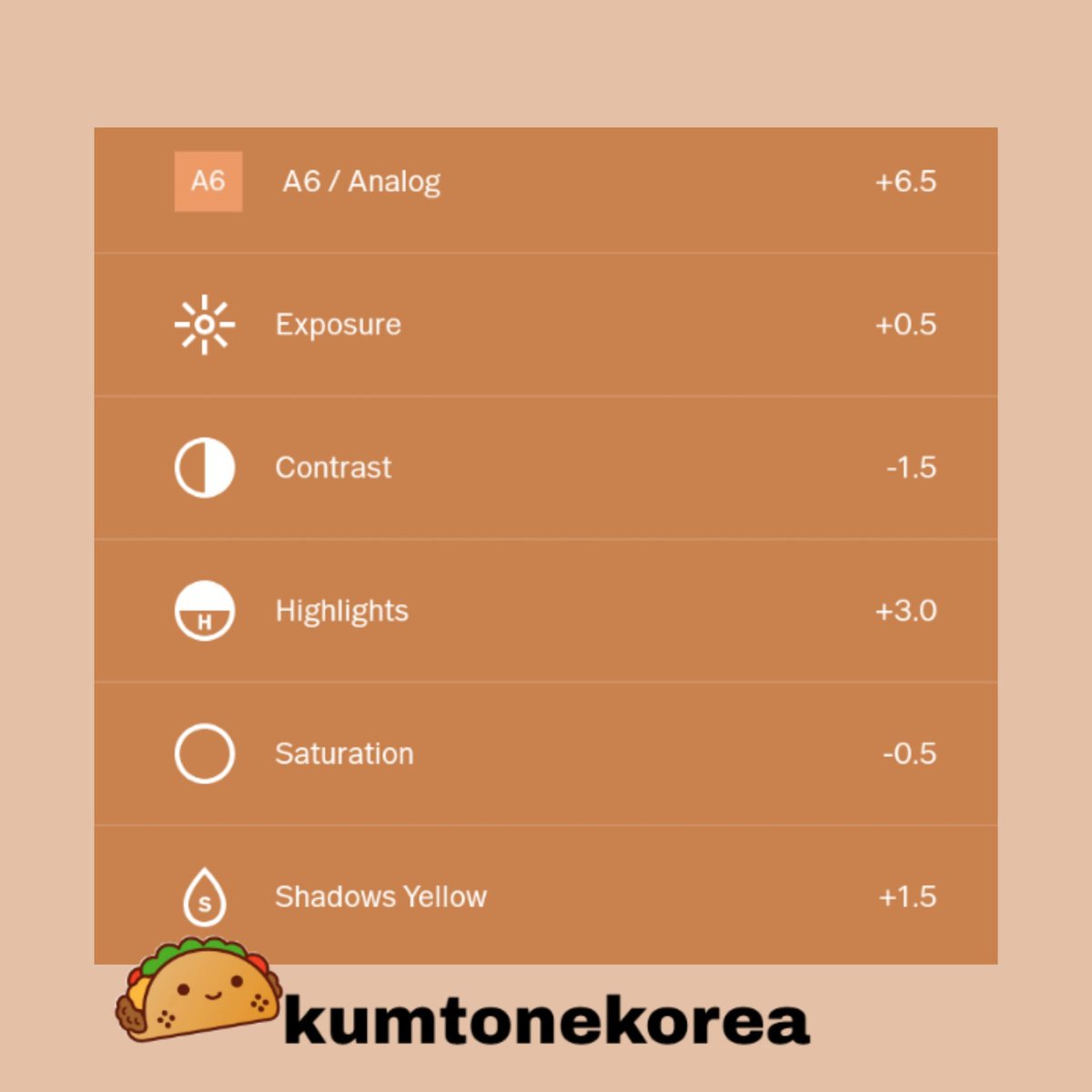 22hheart's tweet image. 𝐇𝐨𝐰 𝐭𝐨 𝐞𝐝𝐢𝐭 𝐂𝐫𝐞𝐚𝐦 𝐭𝐨𝐧𝐞.🍪🍦
: เหมาะกับรูปที่มีโทนเป็นสีครีมน้ำตาล
APP :VSCO | filter - A6

#vsco #vscocam #แต่งรูป #แต่งรูปvsco #สอนแต่งรูป #สอนแต่งรูปvsco #สอนคุมโทน #แอพดีบอกต่อ #แอพแต่งรูป #คุมโทน #คุมโทนไอจี #คุมโทนเกาหลี