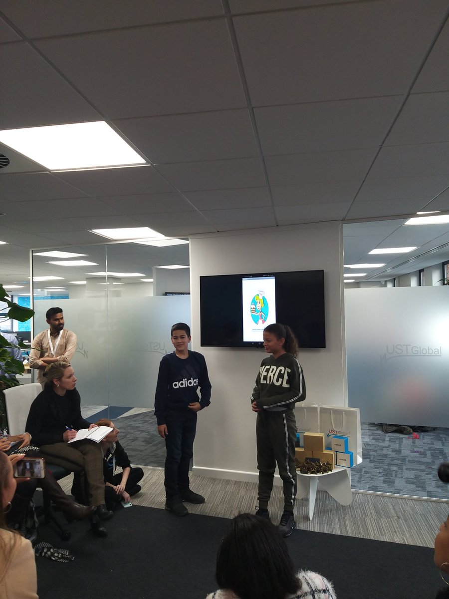 Stemettes's tweet photo. It's presentation time!๐๐ซ๐
The @appinventor and the @glitch teams are showing the group & the judge's their apps on #sustainableshopping ๐โป๏ธ @USTGlobal
Fingers crossed for the teams!๐ค
#USTStemettes #Sustainability #girlscode https://t.co/GlhWesLWNm