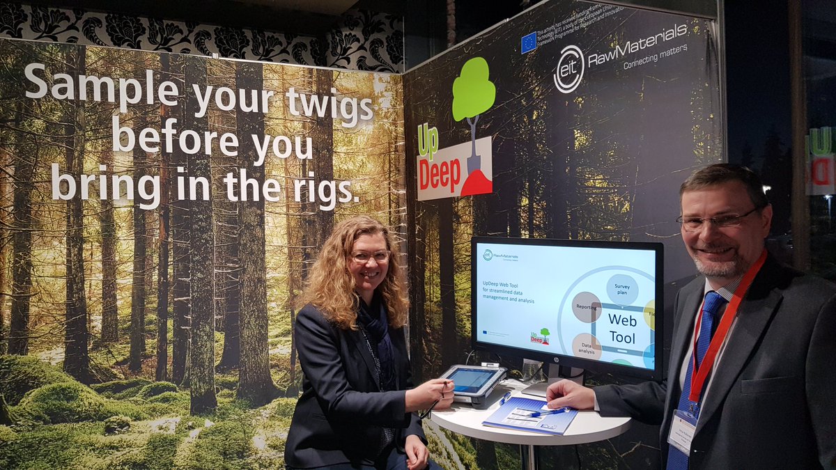 VMNykanen's tweet photo. Sample your twigs before you bring in the rigs. @UpDeep streamlines your geochemical exploration campaigns. Come and meet us at FEM 2019 Booth C19. #exploration #FEM2019Levi @GTK_FI @GeoPool_Ltd @EITRawMaterials https://t.co/fILTPeiKc9