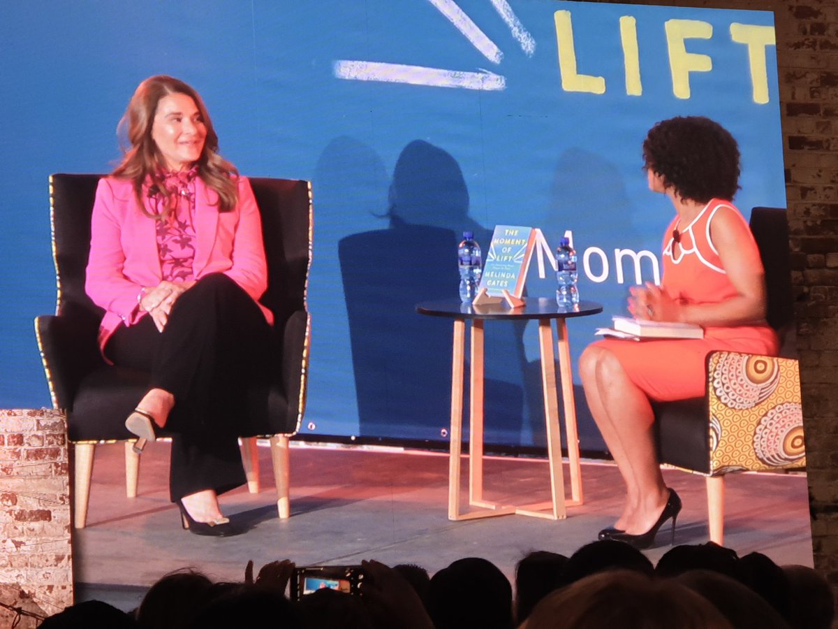 lpborello's tweet photo. #MomentofLift Melinda Gates https://t.co/kUo4ub2tLW