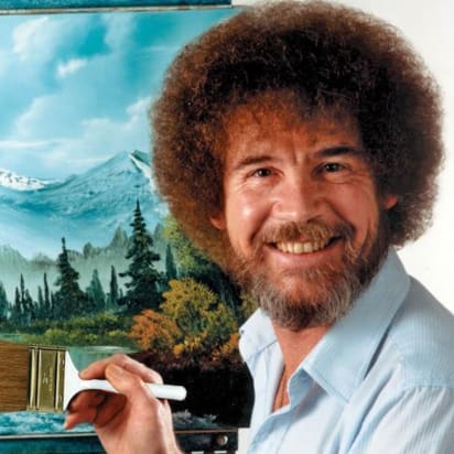 Happy birthday Bob Ross, the happiest painter alive. Teaching so many and inspiring so many.  We miss you 