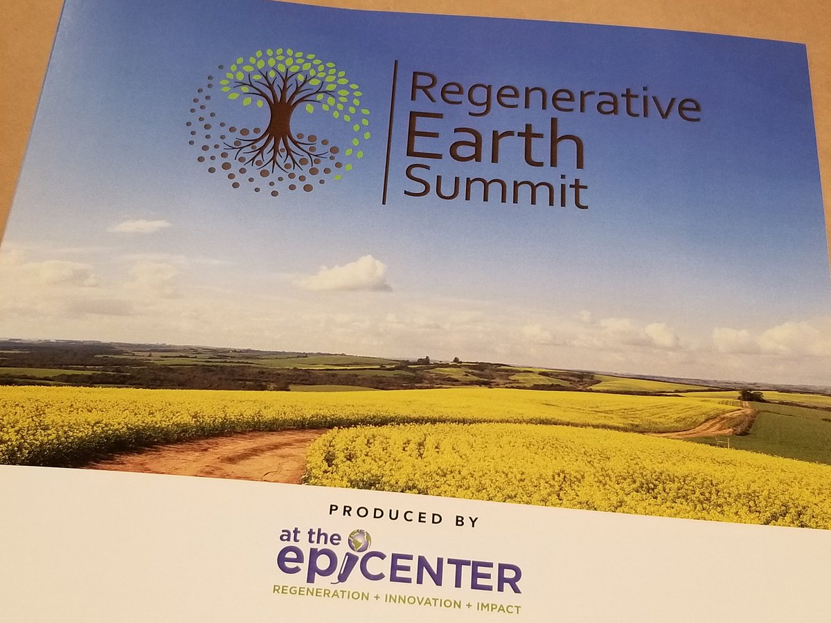 Hello Boulder, the Regenerative Earth Summit is in town! Committed change makers. 
Convened by @AtTheEpicenter
#res19