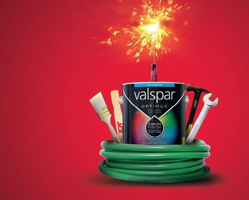 Starting today! BUY ONE GET ONE FREE on all *in stock* Valspar Optiums &amp; Valspar Aspire paint! Available on interior, exterior, gallons, and quarts!