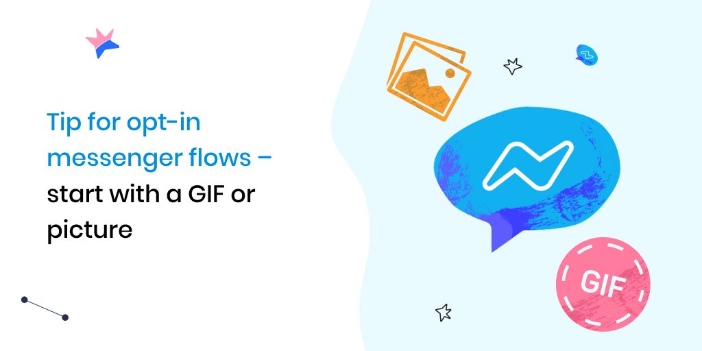 Tobi_sms's tweet photo. Making the right impression always matters, and never more so than when you’re targeting a customer opt-in. So, instead of jumping straight in with a question (“Would you like to opt-in to our Messenger service?”), show a fun, engaging image instead. 
#Shopify #ShopifyPlus # https://t.co/PugOrOgtD1