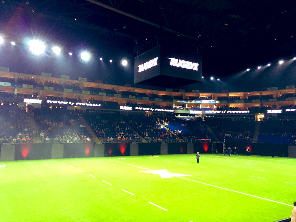 wearefeeder's tweet photo. All Ready🏈 for @RugbyXOfficial &amp; Good job to all the UPSERS involved in transporting the all important turf here👌🏼 @UPS_UK #WeAreFeeder #BringOnTheAction https://t.co/576gwMNjLV