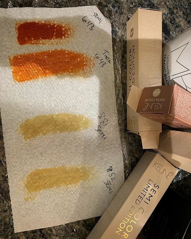 KeuneNAmerica's tweet image. #Swatching and Watching 👀 .⠀
⠀
"Do you swatch your new colors?... I love to see them in their purest form then get creative, then I have no surprises! " - @meganshairco .