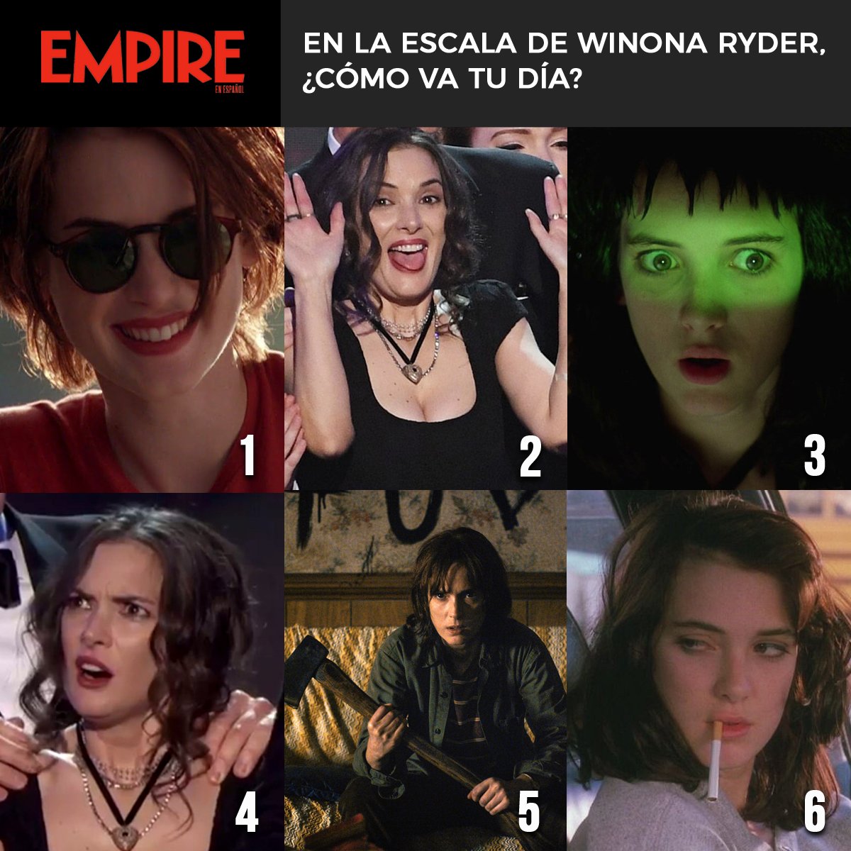 ¡Feliz cumpleaños, Winona Ryder! (Y gracias por tanto 😜).