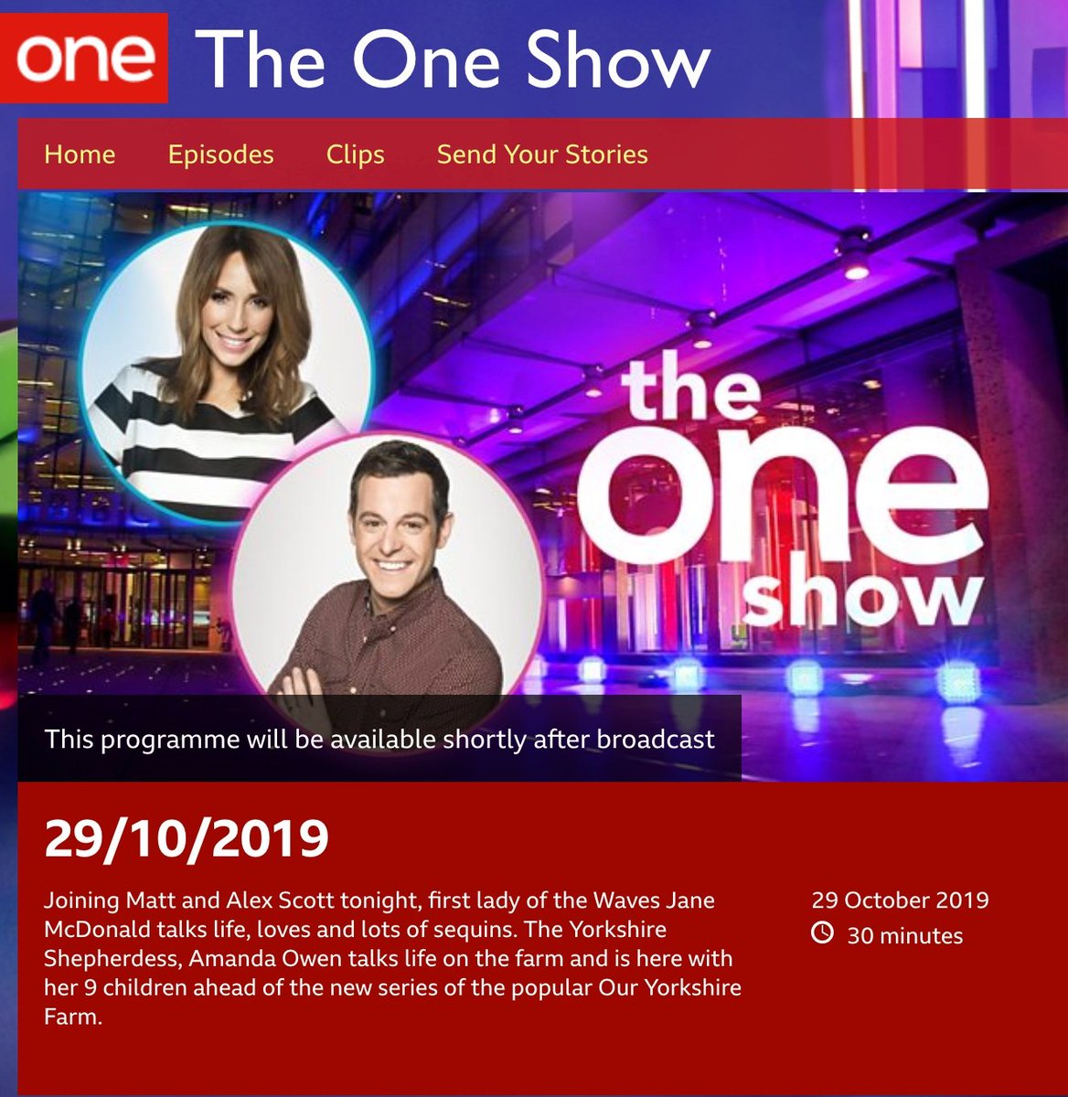 JoCantello's tweet photo. If you're near a telly box this evening, @AmandaOwen8 & the children will be chatting with the @BBCTheOneShow team shortly after 7pm. (Might need a longer sofa!) 😊👩🌾🧒🧒👧👧🧒👧👧👧🚃🚉🏙️#OurYorkshireFarm https://t.co/YHFRQu4e6t https://t.co/2J9WdBR7Ef