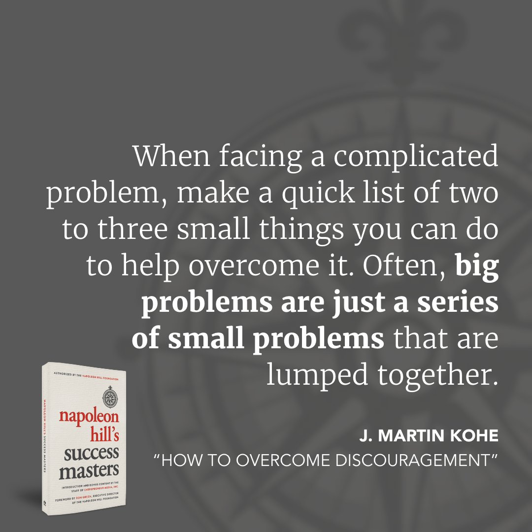 EntBooks's tweet photo. To learn more success tips like this, purchase Napoleon Hill's #SuccessMasters @NapoleonHillFdn https://t.co/bnKbiTgtQL https://t.co/syX2y1vPHi