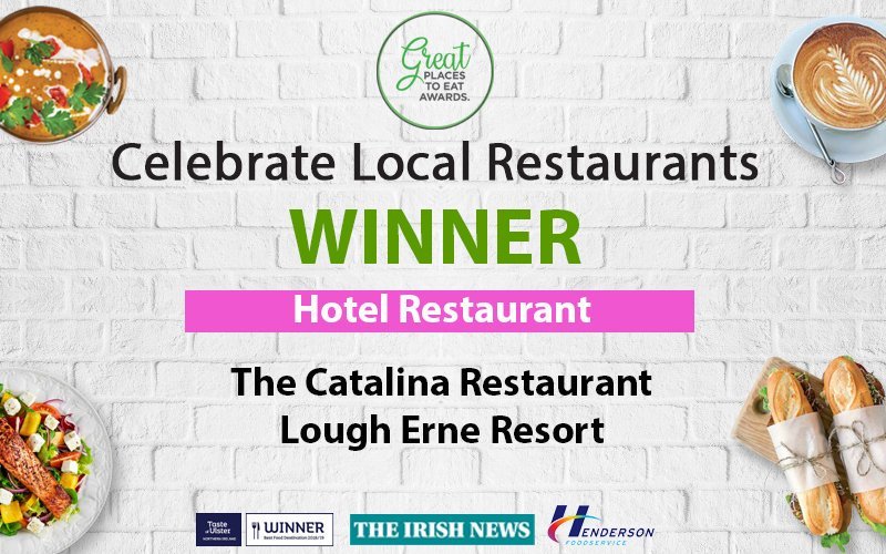 The Catalina Restaurant at <a href="/LoughErneResort/">Lough Erne Resort</a> has been chosen as  the people's favourite 'Hotel Restaurant' in the Irish News Great Places to Eat Awards 🍴🌟

We are absolutely delighted and thank everybody who took the time to vote for us 🙌🏆