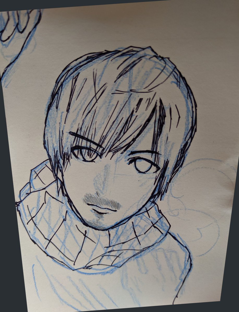 Miyu_showtime's tweet photo. 回ってきたツイ見てつい寒い中待っていてくれるモリタさん衝動描きしてしまった、、 https://t.co/l5rlb2oj1V