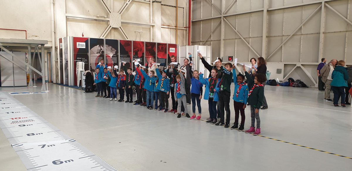 STEM_RAF_Cos's tweet photo. A great day at the RAF Cosford Museum Today at the Air Activities Badge Launch day. 🤩🎉✊We are having a fantastic time #STEM #Scouts #SkillsForLife #RAFCharitableTrust #AMillionHands #InspireTheNextGeneration https://t.co/VYZuhOMW00