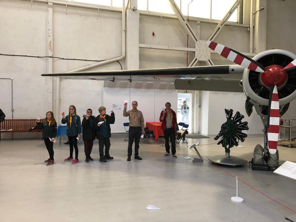 STEM_RAF_Cos's tweet photo. A great day at the RAF Cosford Museum Today at the Air Activities Badge Launch day. 🤩🎉✊We are having a fantastic time #STEM #Scouts #SkillsForLife #RAFCharitableTrust #AMillionHands #InspireTheNextGeneration https://t.co/VYZuhOMW00