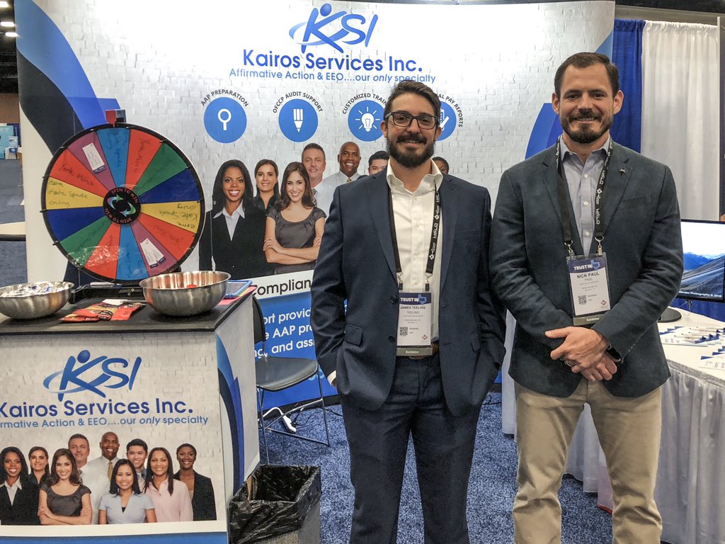 KairosExperts's tweet photo. Come see Nick and James at the Kairos booth! @HRSouthwest #HRSWC https://t.co/pDKIlAqYTD