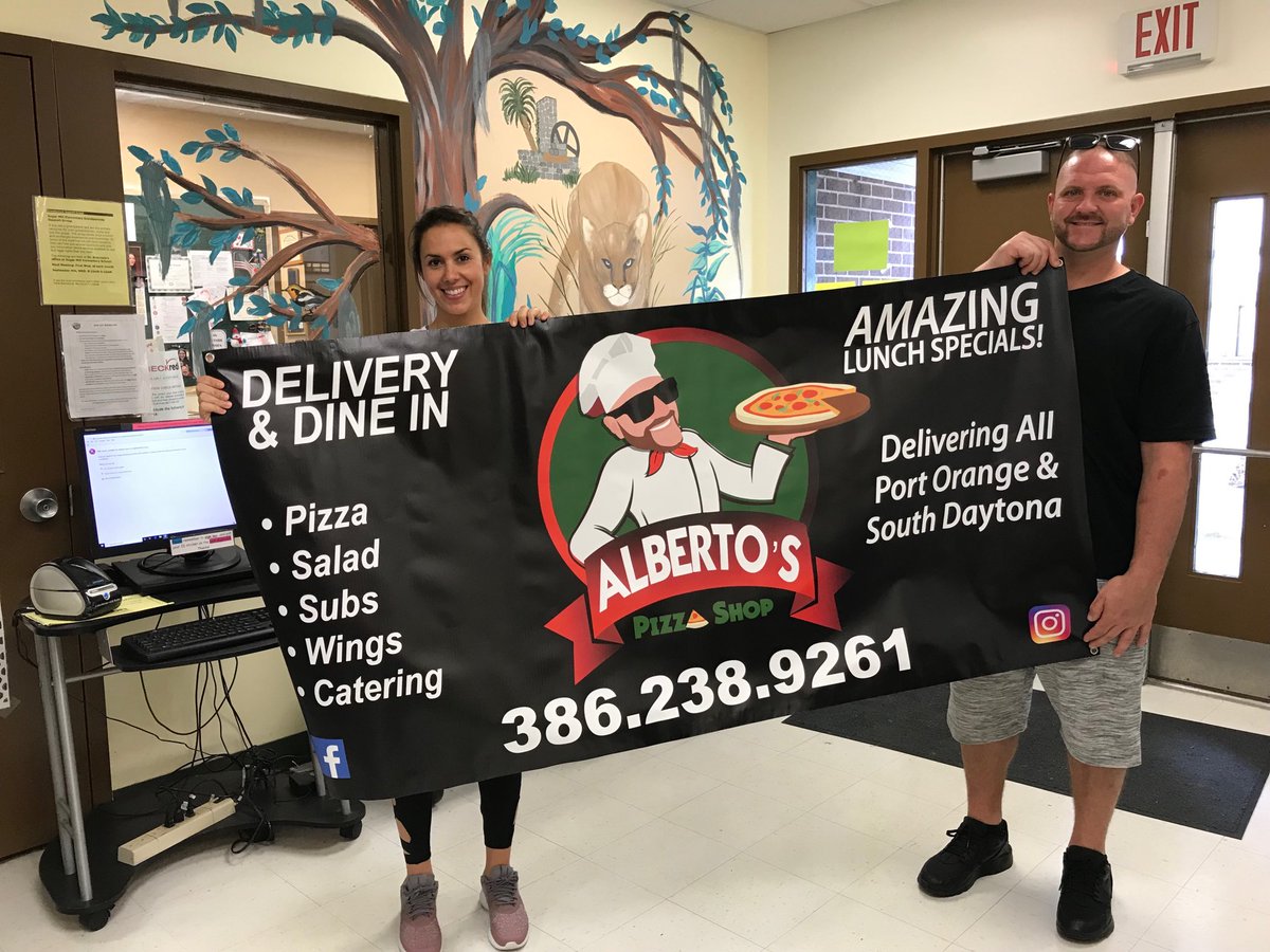 sugarmillpride's tweet photo. Sugar Mill loves Alberto’s Pizza of Port Orange! ⁦@AlbertoStrick⁩ https://t.co/7hih56s86d