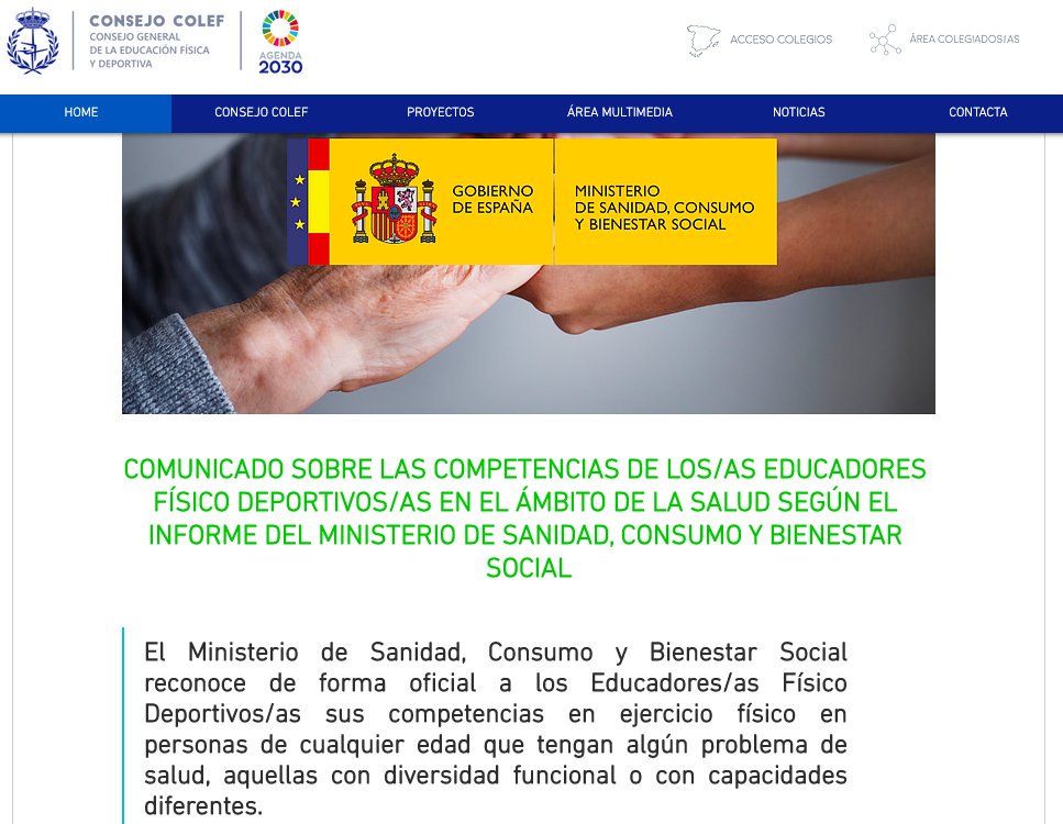 gervicen's tweet photo. Hoy es un día para celebrar! 👏👏

✅Sanidad reconoce que el #EducadorFísico puede 
dirigir, supervisar y evaluar #ejercicio en cualquier persona con problemas de #salud

Un honor haber contribuido desde el comité de expertos del @ConsejoCOLEF 

 https://t.co/TXj0tGsfgI https://t.co/G33Vpx05il