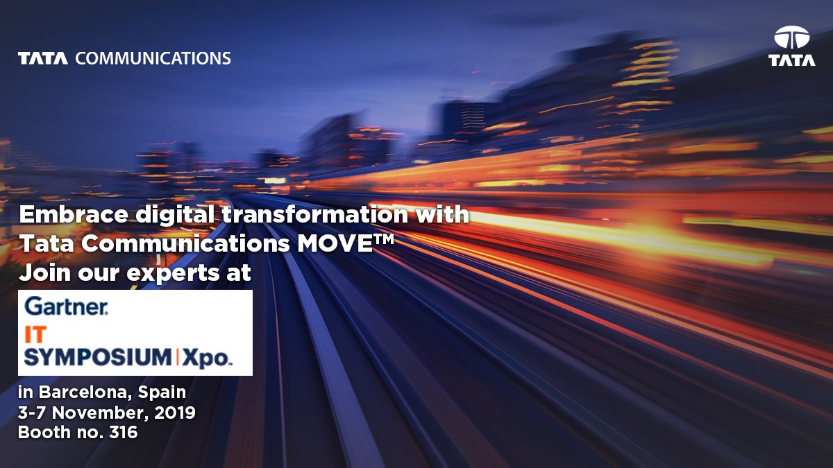 For end-to-end connectivity solutions, <a href="/JLR_News/">JLR</a> trusts #TataComms MOVE™ to deliver exceptional performance. Visit us at #GartnerSYM being held in Barcelona to know why our services are #TrustedToWin bit.ly/2odUsIs