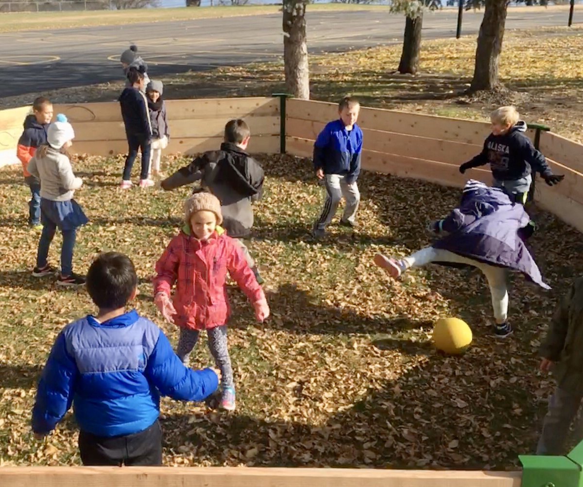 nicksofio's tweet image. 1st Grade got to break in our new Gaga Ball Pit today at recess! #LKCanDoKids #ALASconnectED