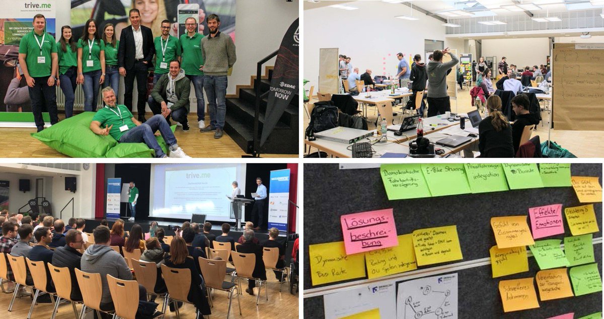EDAGGroup's tweet photo. Thanks to all who participated the first Fulda #Hackathon for developing impressive idea on (village)#MobilityOfTheFuture, linking outdoor activies and #InhouseNavigation. It was a pleasure #coding with you. | Co-hosts: @HSFulda @RhoenEngerie @triveme, Landkreis #Fulda, EHC e.V. https://t.co/bD6FflOtcH