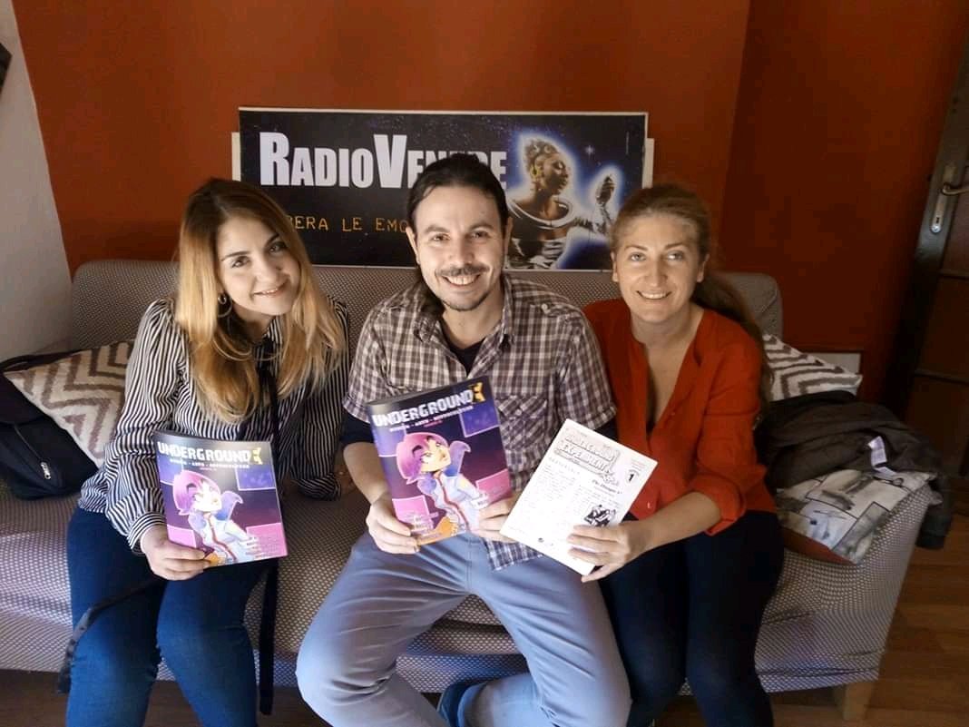 UndergroundXZin's tweet photo. Un ricordo dal 2016, a Radio Venere presentare il numero 16 di Underground X ❤️😜
#since2009 #undergroundexperiment #undergroundxmag #magazine #zines https://t.co/XqxhqSC9PU