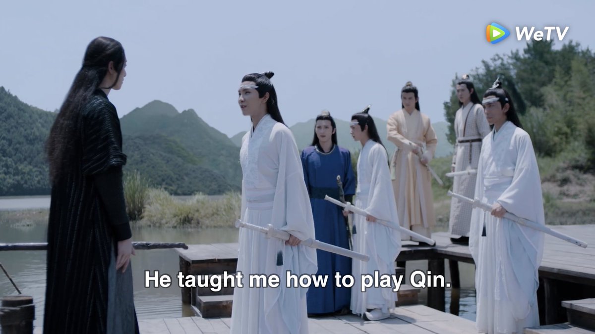 9. the fact that lwj canonically taught sizhui how to play guqin himself, and how to play inquiry- something only lan clan members can do. the fact that lwj even praised him to others,,,, pride and vanity may be forbidden but lwj is still a proud father.
