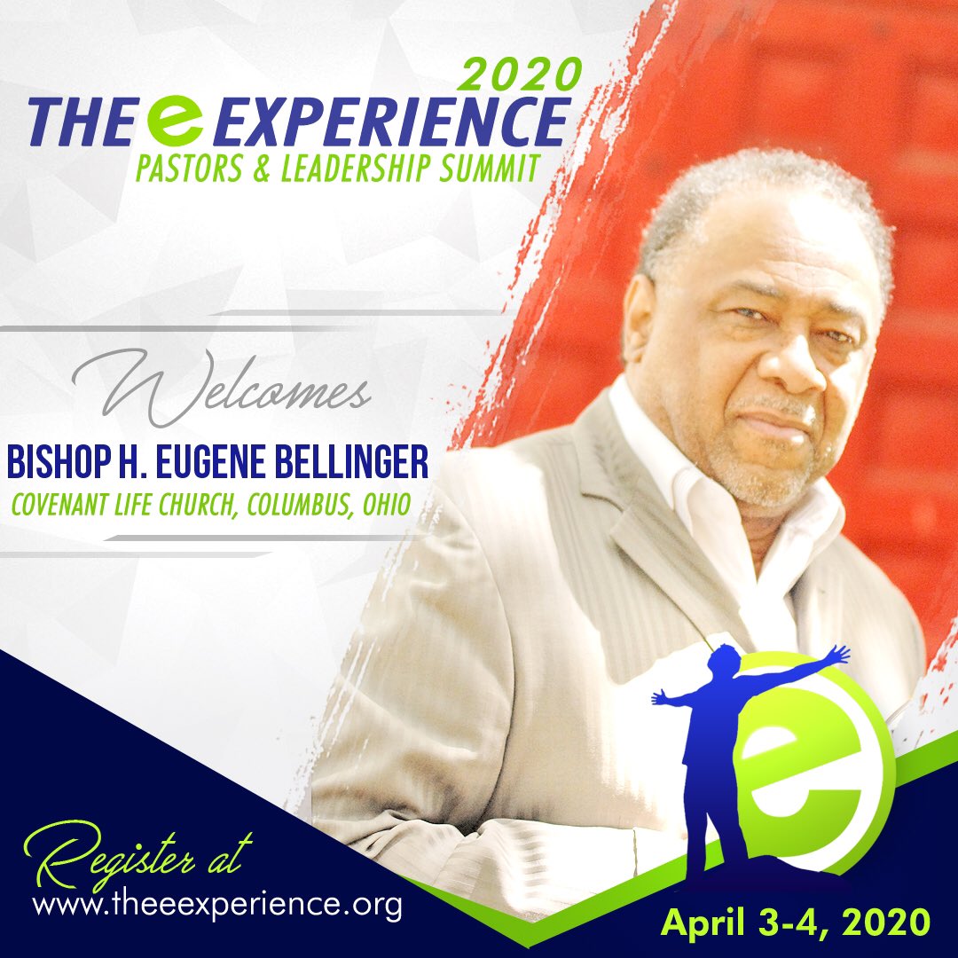 PastorandS's tweet photo. Bishop H. Eugene Bellinger is coming to PLS’20 (The “E” Experience)

🔸 Bellinger the founder/senior pastor #CovenantLifeChurch 

🔸 Bellinger the author
#21stCenturyLeadershipandManagement
#TheMakingOfAGreatChurch

🔸 Bellinger studies Mental Health in churches 

Register Today! https://t.co/a358U3kbrk