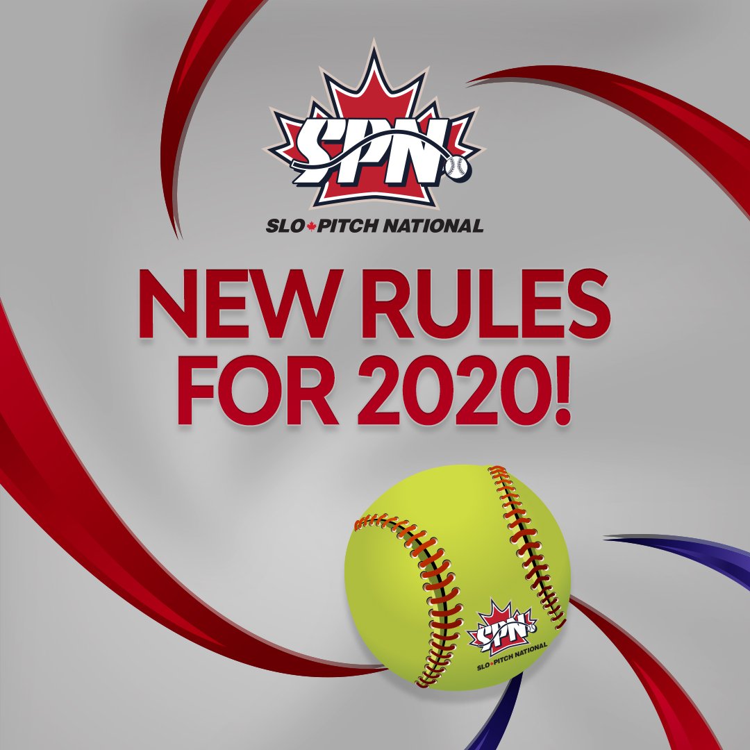 Please be advised that the following rule and policy changes have been implemented and will take effect moving into the 2020 season.  

Visit our website for more information slo-pitch.com/en/content/202…

Thank you

<a href="/SPNAlberta/">SPN Alberta</a> <a href="/SPNSaskatchewan/">SPN Saskatchewan</a> <a href="/spnontario/">spnontario</a> <a href="/spnmaritimes/">SPNMaritimes</a>