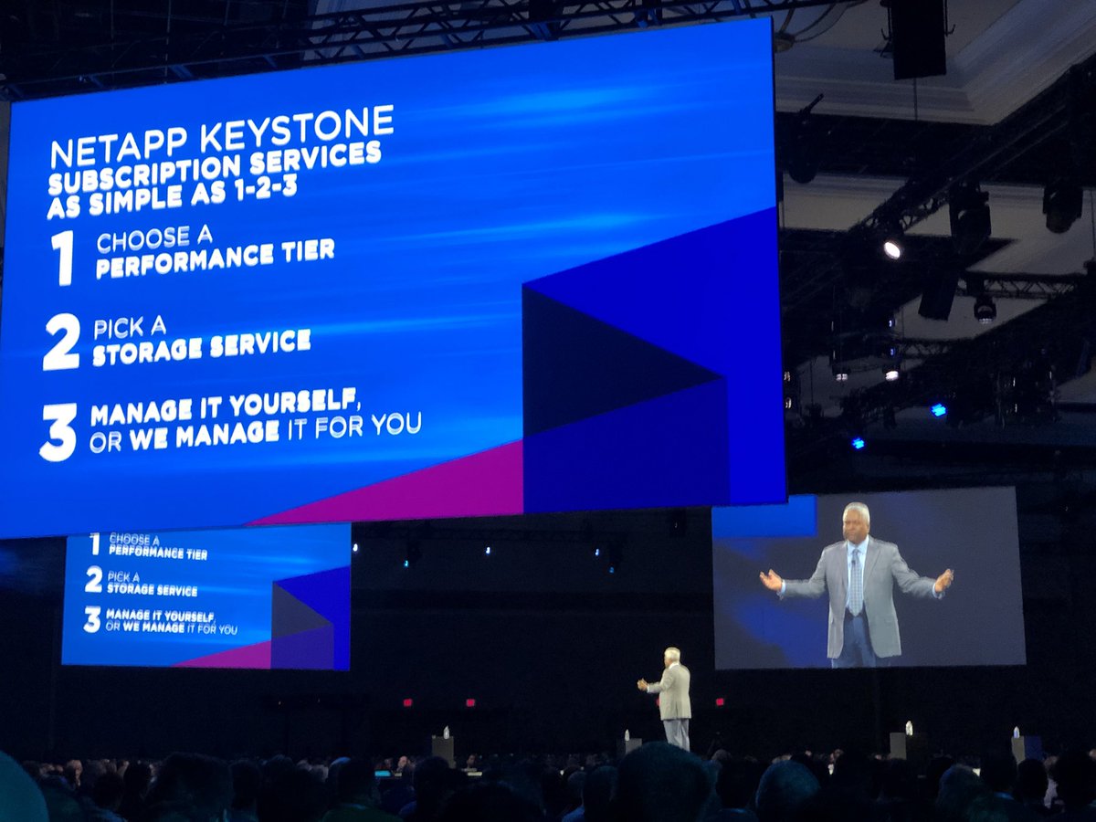 Keynote is Running. Just announced on <a href="/NetAppInsight/">NetApp INSIGHT</a>: NetApp Keystone - next level of customer experience. #ccrockstars #computacenter #netapp