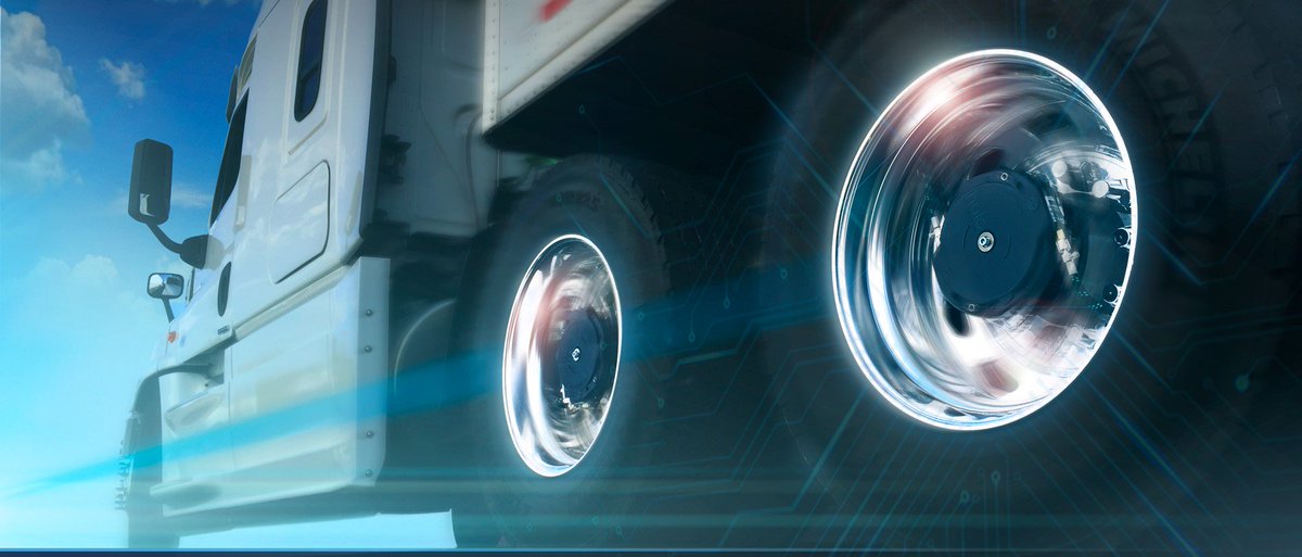 Todaystrucking's tweet photo. . @AperiaTech prepares for full roll out of #HaloConnect tire monitoring system in November. Algorithms draw on 1.6 billion km of experience with #tires. https://t.co/WkDO6eHWTJ #NACV2019 https://t.co/zCpJmaKQip
