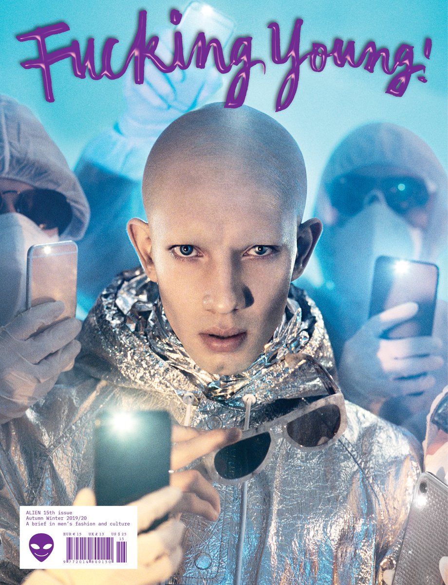 Welcome to our ALIEN issue! 👽 Actor <a href="/jorgelopez_as/">Jorge Lopez</a> (#EliteNetflix) stars on the cover as our “man who fell to Earth” shot by <a href="/michielmeewis/">Michiel Meewis</a> and styled in FW19 <a href="/LouisVuitton/">Louis Vuitton</a> by Michael Miller. PRE-ORDER NOW: fuckingyoung.es/store/fy15-ali…