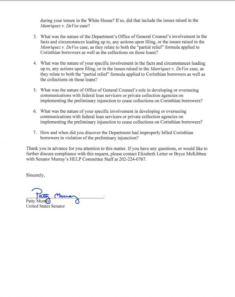 Page 3 of letter from Senator Murray to 2nd Circuit nominee Steven Menashi. Text is linked in the original tweet.