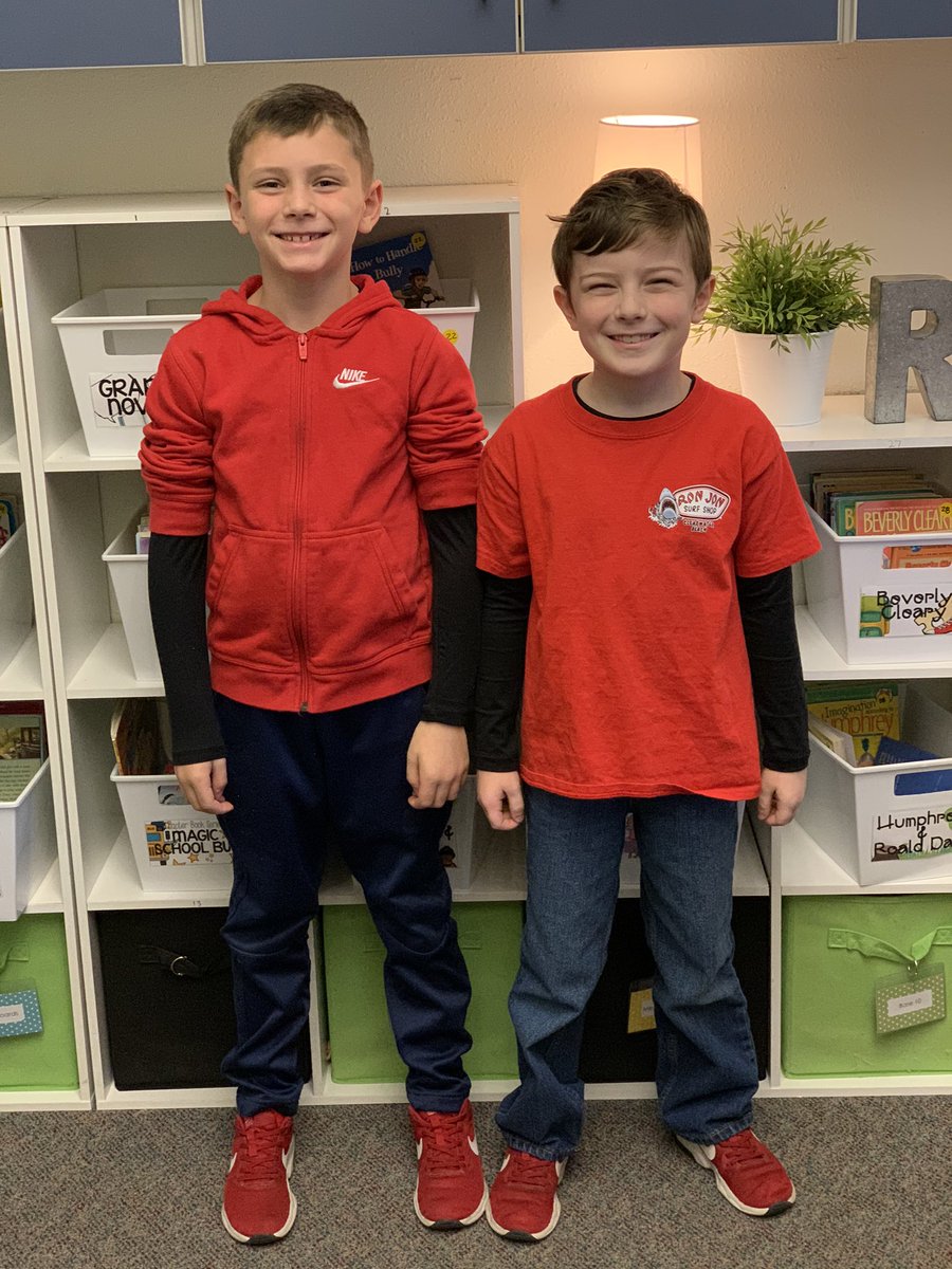 StadnikMrs's tweet photo. Twin Day #spiritweek #secondgrade https://t.co/yaYafqZB07