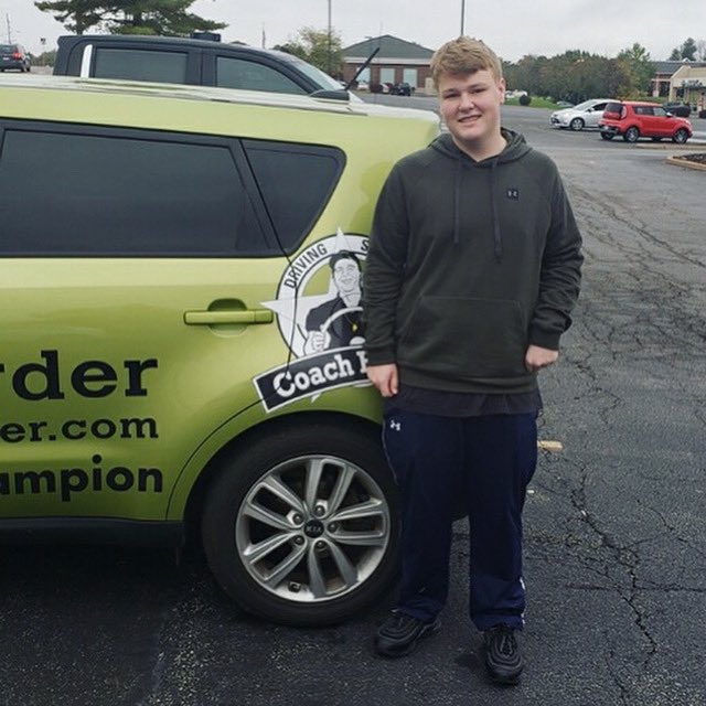 Patrick passed the driving exam! 🎉 Congrats, Patrick! Thanks for driving with us at Coach Harder Driving School! 
___
#drivelikeachampion #choosecoachharder #coachharderdrivingschool #driversed #driverseducation #drivingexam